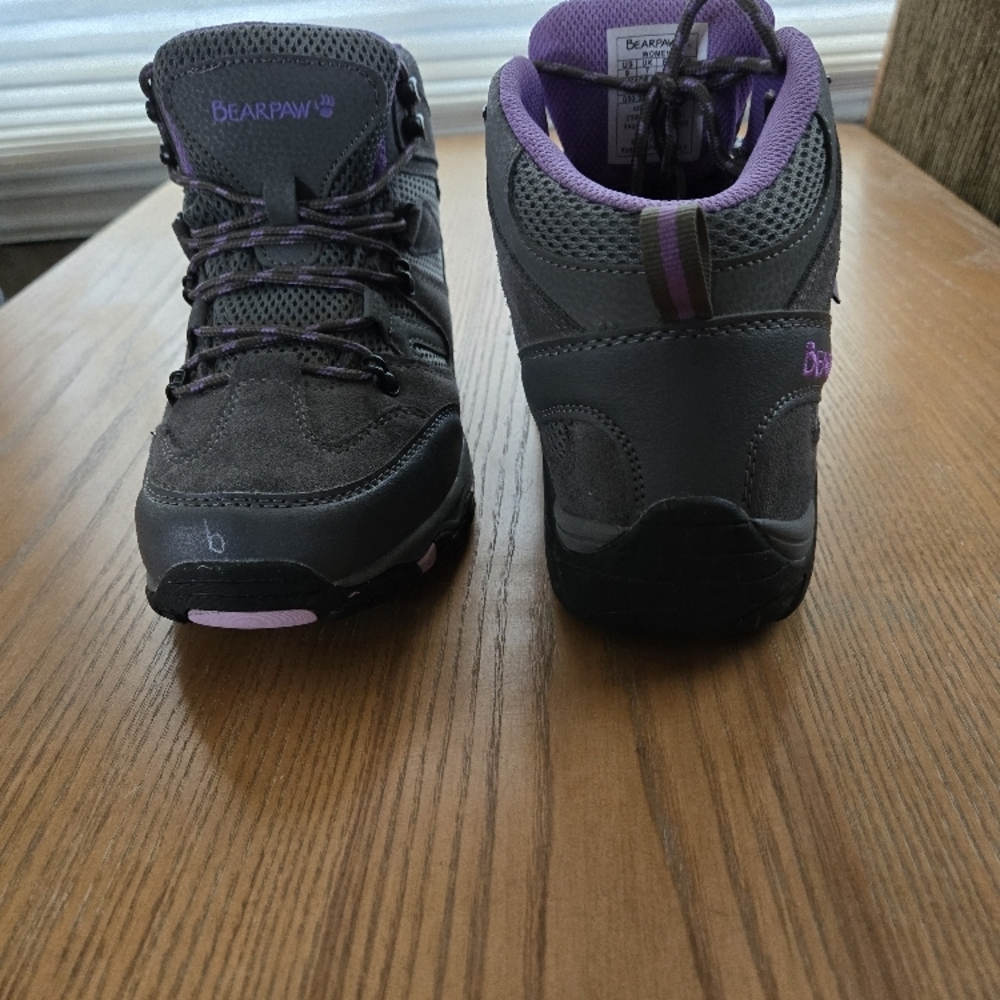 Bearpaw Kids Shoes - Gray and Purple